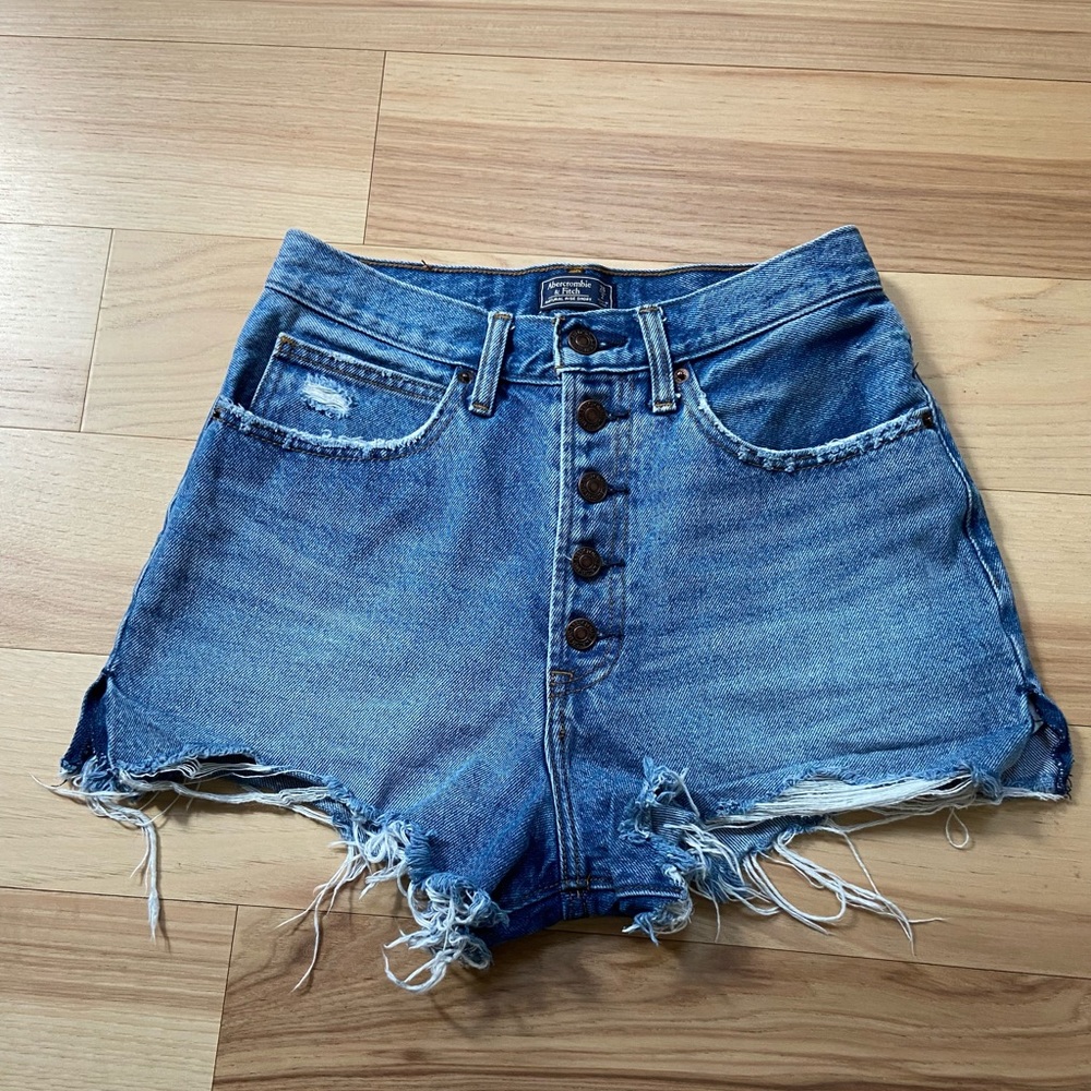 Abercrombie and Fitch denim shorts woman 26/2